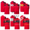 F1 Formula One Team Dress 2023 New Season Red Racing Dress Car Lapel T-shirt Short Sleeve Customization for Men and Women