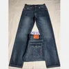 Mode-straight-poten broek 18SS nieuwe echte elastische jeans heren robin rock revival jeans kristal studs denim broek ontwerper broek heren heren