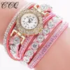 Kvinnors klockor CCQ Fashion Luxury Women Armband Watches Ladies Quartz Watch Casual Women Wristwatches Clock Relogio Feminino 230403