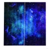 Custom Curtain Blackout Curtain Fabric Blue Sky Moon Meteor Shower Curtains For Bedroom 3d curtains