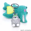 Chat mignon porte-clés dessin animé Animation parc petits cadeaux créatif sac voiture pendentif Anime porte-clés