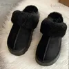 Pantoufles Litfun fourrure botte de neige femmes mini hiver court fourrure coton imperméable bottes de laine naturelle doublé cheville chaud chaussures plates T231104
