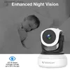 Baby Monitors VSTARCAM 720p Wireless WiFi IP Camera K24 Security Baby Monitor IP Network Intercom Mobiltelefon App Night Vision Camera Q231104