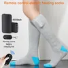 Chaussettes de sport Hiver Camping Randonnée Télécommande Ski Cyclisme Batterie Chauffée Chaude Chaussette Chauffante Électrique Intelligente Thermique