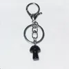 Keychains 20pcs Mushroom Statue Lobster Clip Clasp Key Rings Chains Stone Carved Charms Healing Crystal Pendant For Women Men
