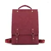 Torby szkolne vintage pu skórzane plecaki torba mody college dziewczyna plecak luksusowe ramię podróż żeńska księga 517D