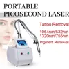 Portable Picosecond ND YAG Laser Professional Tattoo Removal Machine Removal Skin Whitening Instrument Machine