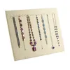 Suporte de jóias 17 ganchos jóias moda organizador expositor colar pendurado pingente cadeia rack joyeros organizador de joyas 21110 dhs03
