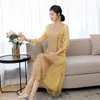 Sukienki zwykłe Cheongsam 2023 wiosna codzienna samokultiwacja Ulepszona wersja haftowany w stylu Chińczyk