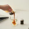 Vinglas 2 st/35 ml mini kaffekoncentrat Underfjädrade förseglade burk litet provkopp honung lagringsverktyg