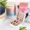 Jewelry Boxes Jewelry Organizer Display Storage Box Travel Jewellery Case Earrings Necklace Ring Holder For Proposal Wedding Drop Deli Dhqaq