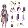 コスプレゲームgenshinインパクトコスチュームキャンディスセクシーな服ウィッグシューズコスプレプロップ武器ハロウィーンカーニバルロールプレイアクセサリー