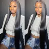 Lace Wigs Bot recht 28 30 32 inch Remy Braziliaans haar Weef Human Hair Bundels Natural Raw Virgin Human Hair 3 4 Bundels 230403