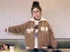 Down Coat Korean Winter Children Girl Thicken Jacket Tonåring Huven Letter Windproof Warm Cotton Outwears School Coats
