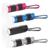 Porte-clés Lampes de poche Mini lampe de poche LED Porte-clés avec piles Anneau lumineux Torche Crochet pour la maison et l'extérieur Livraison directe Amjxr