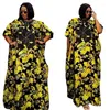 Abbigliamento etnico 2023 Stampa Abito africano Bubu per le donne Elegante signora Abiti da festa da sera da sposa Taglie forti Dashiki floreale Caftano musulmano
