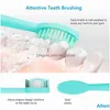 Escova de dentes elétrica inteligente 3 em 1 com espelho profissional dental cálculo sônico tártaro mancha de dentes kit de limpeza 220713 drop deli otyyt