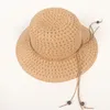 Chapéus de aba larga boho chapéu de sol panamá sunhats 12 polegadas beia praia homens palha de moda para acampamento de férias caminhada de verão