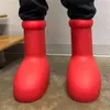 Herren Damen Regenstiefel Designer Red Fashion Astro Boy Booties Gummi Plateaustiefel