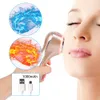 Face Massager Cold Hammer Ultrasonic Cryotherapy LED Pon Shrink Pores Lifting Vibration Massager Ultrasound Eye Skin Care Device 230403