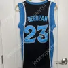 Shipping From US Mens Basketball Jersey DeRozan 23 Compton High School Retro Jersey All Stitched Blue Size S-XXL Top Quality