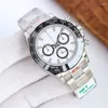 Wristwatches Luxury Men's Automatic Mechanical Watch Stainless Steel Bracelet Panda Eye Black Blue Ceramic Bezel Sapphire