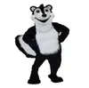 Halloween Long Fur Black And White Mephitis Mascot Costumes Carnival Hallowen Gifts Adults Fancy Party Games Outfit Holiday Celebration Cartoon Character Outfits