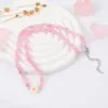 Ketten Makersland Daisy Flower Halskette Modeschmuck Accessoires für Damen Großhandel Schmuck Naturstein Frauen