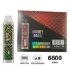 100% original JEC Crystal bar 6600 inhalaciones Vapes desechables Pluma E Cigarrillo 0% 2% 5% Vaporizador Recarga Malla Bobina Caja de vapor Barras de soplo soplo 6.6k VS Crystal 4000 SKY