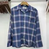 Camicia a quadri oversize 2024ss per uomo donna 1 camicie casual a maniche lunghe di alta qualità