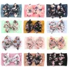 Hair Accessories 1/2PCS Children's Elastic Band Bohemian Kids Print Nylon Bandeau Cheveux Baby Bow Headband