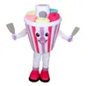 2024 Discount Lovely colorful Ice Cream Mascot Costume Cartoon Anime theme character Christmas Carnival Party Fancy Costumes Adults Size