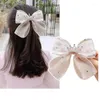 Accessori per capelli Mollette colorate carine per bambini Clip di bowknot in pizzo per dolce principessa Corona Temperamento Clip Copricapo per bambini all'ingrosso