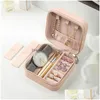 Jewelry Boxes Jewelry Organizer Display Storage Box Travel Jewellery Case Earrings Necklace Ring Holder For Proposal Wedding Drop Deli Dhqaq