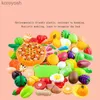 Kitchens Play Food Pretend Play Set Plastic Food Toy Children Play House Toy Cut Fruit Vegetables Kitchen Baby Classic Kids Toys Educational ToysL231104