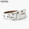 Riemen beste ybt imitatie lederen riem legering legering pin hart buckle riem creatieve decoratieve mode dames riemen voor jeans z0404