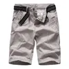 Shorts pour hommes Été hommes Cargo Shorts marque vert armée militaire tactique Shorts hommes coton travail en vrac décontracté pantalon court pas de ceinture 230419