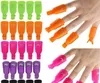 Kunststoff Nail Art Soak Off Cap Clip UV Gel Nagellackentferner Wickelwerkzeug Flüssigkeit zum Entfernen von Lack Nagelreiniger Entferner 600 Lose