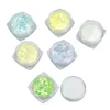 Flocons de Gel pour ongles, paillettes lumineuses, boîte élégante de 6 couleurs pour les vacances