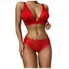 Bh Sets Plus Size Vrouwen Lingerie Set Perspectief Kant Naadloze Bh Hol Korte Sexy Ondergoed Push Up Vrouw Top