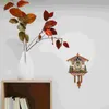 Horloges murales Décor rétro Robuste Horloge suspendue Salon Manuel Chambre à coucher Bureau en bois Coucou intérieur