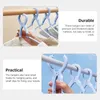 Hangers 5 Pcs Windproof Clothes Hanger Sweater Drying Rack Laundry Home Jeans Tie Hanging Racks Plastic Vest Clamp