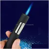 Feuerzeuge Neue Gasfeuerzeug Pen Jet Torch Tragbare Turbo Spritzpistole Butan Metall Zigarette Zigarre Winddicht Gadgets Männer Keine Drop Lieferung HO DHPFI