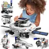 Solar Energy Toys 6 in 1 Science Experiment Solar Robot Toy DIY Building Powered Learning Tool Education Robots Technological Gadgets Kit for Kid
