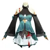 Juego de Cosplay Honkai Star Rail Cosplay Anime Qingque vestidos peluca traje disfraz de Halloween mujer chica