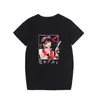Dames t shirts kakegurui cosplay tee japenese mode anime streetwear school kawaii oversized crewneck unisex 2023 zomer solide top