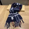 New Classic Plaid Scarf Women's Designer Cashmere for Men's 100% Printed Soft Touch Warm and Tagged Autumn/winter Long Shawl