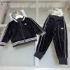 New kids Tracksuits High quality velvet material baby clothes boy jacket suit Size 110-160 Autumn coat and pants Nov05