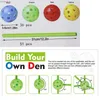 Keukens Speelvoedsel Kinderen bouwen forten kastelen bouwen tunnels tenten kits DIY 3D speelhuis bouwen speelgoed voor kinderen verjaardagscadeaus bouwstenenL231104