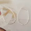 Hoop Earrings & Huggie Design Vintage Women Simple Gold And Silver Color Hammered For Wedding AccessoriesHoop